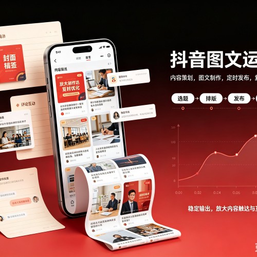 红岗抖音图文代运营服务